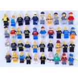 LEGO MINIFIGURES: A collection of 40x assorted Lego minifigures to include City, construction,