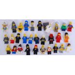 MINIFIGURES; A collection of 30x assorted Lego minifigures to include vintage, Space,
