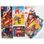 LEGO BROCHURES: A charming collection of vintage (1980's & 1990's) Lego brochures / catalogues.