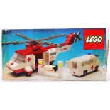 LEGO TOWN: An original vintage Lego Town set Air Ambulance 386. Within the original box.