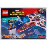 MARVEL SUPER HEROES: An original Lego set Marvel Super Heroes set 76049 - Avenjet Space Mission.