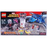 MARVEL SUPER HEROES: An original Lego Marvel Super Heroes set 76051 ' Super Hero Airport Battle '.