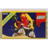 LEGO SPACE: An original vintage Legoland Space set 6806. Sealed, mint and unused. c1985.