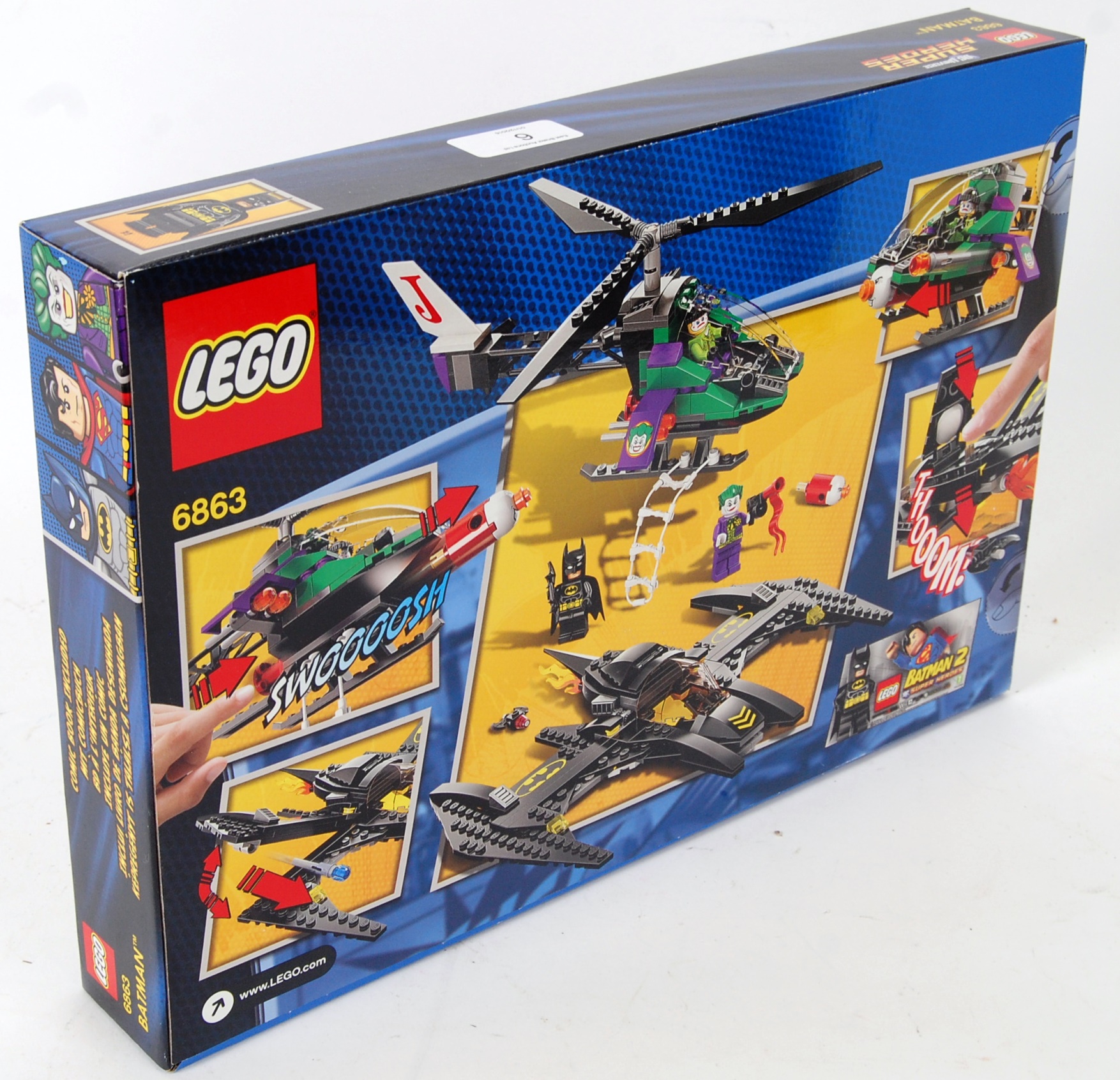 LEGO SUPER HEROES: A Lego DC Comics Super Heroes 6863 set 'Batwing Battle Over Gotham City'. - Image 2 of 2