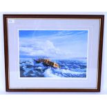 SIGNED LIFE BOAT PRINT