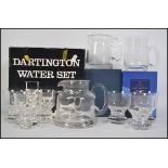 A boxed retro Dartington crystal seven p