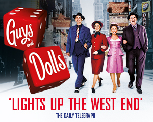 VIP tickets for Guys and Dolls at the Phoenix, London. Starring Samantha Spiro
