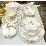 Thirty-three pieces of Royal Doulton 'Kingswood' decorated dinner ware, (seconds) and other