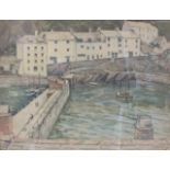 Henry Samuel Merritt (1884-1963) CORNISH HARBOUR Signed watercolour, 29 x 38cm.