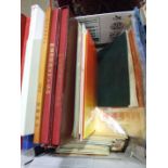 An accumulation of stamps in two stock books, Approved books, presentation books etc, with main