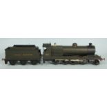 O Gauge, a kit-built 2-8-0 3000 Class GWR locomotive no.3019, electric, with tender, stamped '