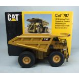 NZG no.466 1/50th scale diecast model of a Cat 797 Off-Highway Truck, with polystyrene packing and