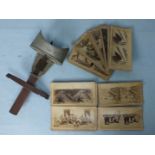 Thirty-one stereoscopic photograph cards by Underwood and Underwood, including ten of the Boer