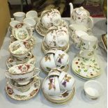 Approximately twenty-eight pieces of Minton 'Ancestral' bone china tea ware, six each Royal