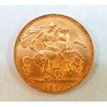 An 1893 sovereign.