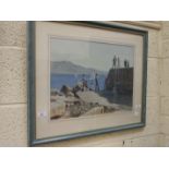 John F Collins, (20th century) (Bristol Savages), 'From the end of the cob - Lyme Regis', a signed