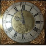 John Belling, Bodmyn, a late-18th century oak long case clock, the brass dial with silver chapter