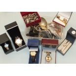 Five wrist watches by Sekonda, Slazenger, Belair etc, boxed, as new and a quantity of watches,