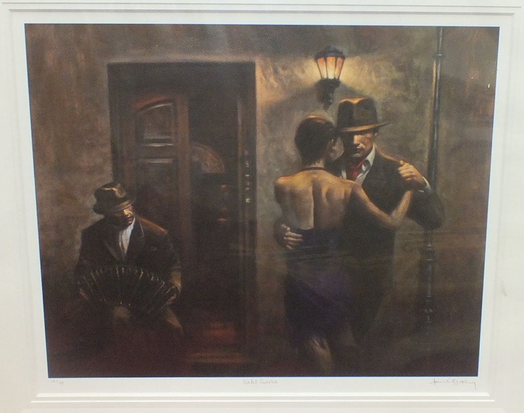 After Hamish Blakely, 'The tune that always plays', limited edition coloured print, 118/195, - Image 2 of 2