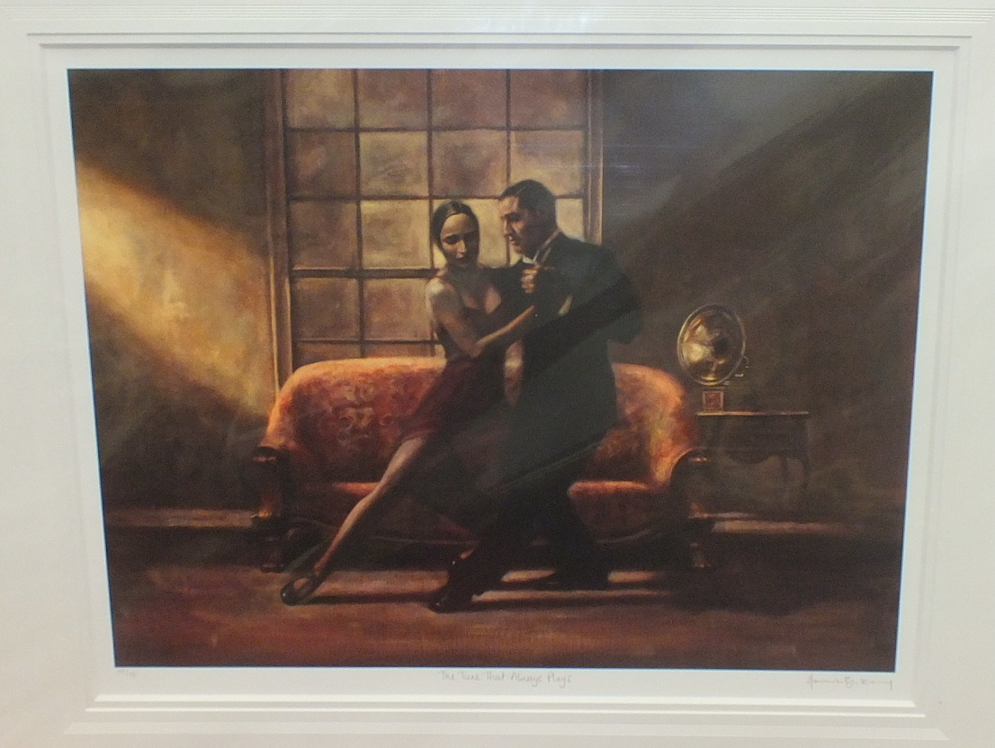 After Hamish Blakely, 'The tune that always plays', limited edition coloured print, 118/195,