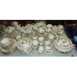 An Aynsley 'Pembroke' pattern dinner and tea part-service, approximately 140 pieces, (large tureen