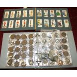 A collection of Great Britain and foreign coinage, including pre-1947 silver and a small