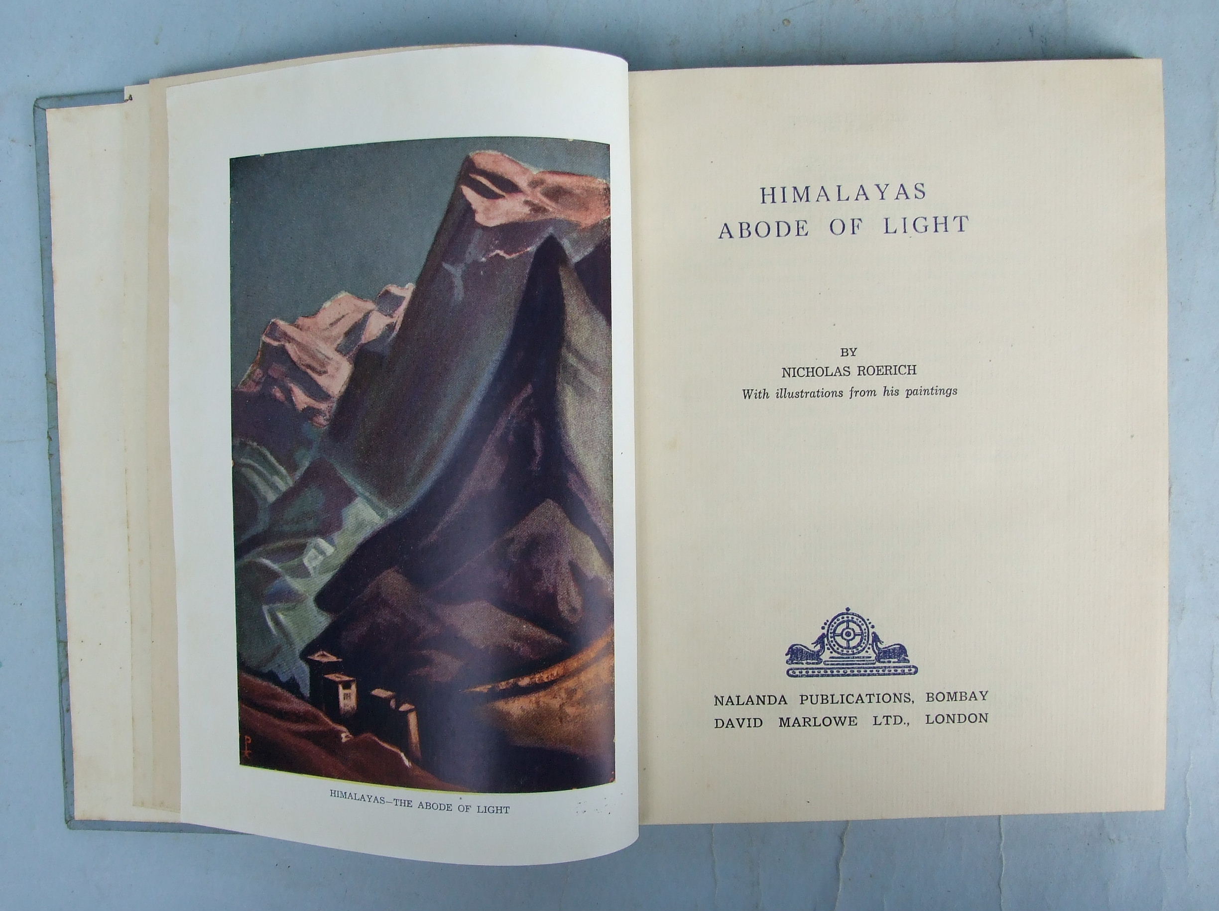 Roerich (Nicholas), Himalayas, Abode of Light, 1st edn, Nalanda Publications, 2 col tipped-in - Image 2 of 2