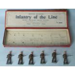 W Britain, set 30A Infantry of the Line, boxed.