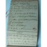 A notebook diary of General Henry Pringle for the years 1741/2 - 1800, in particular, noting time