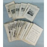 Twenty-Eight issues of 'Steam Car Developments and Steam Aviation', Sept 1939 - March 1948 (not a