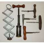 Edward Thomasons Patent NE Plus corkscrew, the rack and pinion with open bronze cylinder cage and