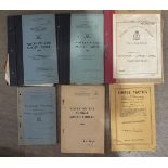 Three "Army Restricted" manuals on the Soviet Army, Land/Air Warfare; James (William), The Naval