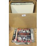 A collection of Beatles LP's, 45RPM and EP records, including 'The White Album' no.0036050, with