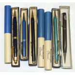 A collection of three Watermans P515 pencils, each in original presentation tubes, etc.