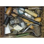 A collection of Victorian jewellery trade tools, including ring sizers and gauges.