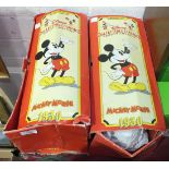 Two reproduction Charlotte Clark 'Mickey Mouse 1930' dolls, in boxes, (2).