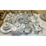 A large collection of late-19th/early-20th century ceramic souvenir ware.