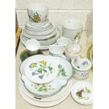 A collection of Portmeirion 'The Botanic Garden' dinnerware and other ceramics.