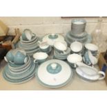 Fifty-three pieces of Royal Doulton 'Cascade' decorated tea and dinner ware, also thirty-seven