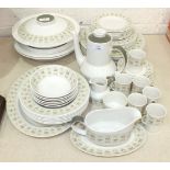 Fifty-two pieces of Royal Doulton 'Samarra' decorated coffee and dinner ware.