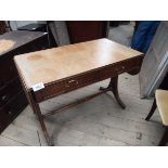 MAHOGANY SOFA TABLE (AF)