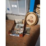 BOX POSTCARDS CIGARETTE CARDS & PORTRAIT LORD BYRON (AF)