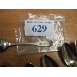 6 INVERNESS SCOTTISH PROVINCIAL TEASPOONS