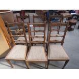 6 OAK D R CHAIRS