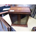 INLAID SMOKERS CABINET- NO KEY