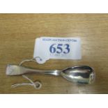 ELGIN SILVER EGG SPOON FERGUSON