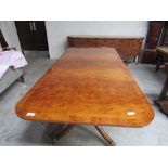 REPRO YEW DINING TABLE