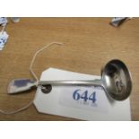 ABERDEEN SILVER SAUCE LADLE PG & SON