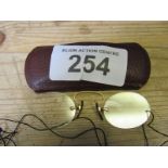 CASED PINZ NEZ GLASSES FROM J ANDERSON ELGIN