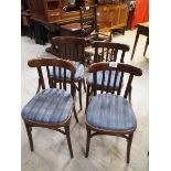 4 BENTWOOD CHAIRS